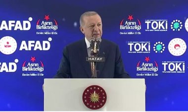 Cumhurbaşkanı Recep Tayyip Erdoğan: 2 ayda 75 bin, yıl sonuna kadar 200 bin konutu teslim edeceğiz.