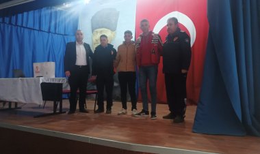 BÜYÜKŞEHİR İTFAİYESİNDEN TURGUTLU HASAN FIRAT MTAL ÖĞRENCİLERİNE EĞİTİM