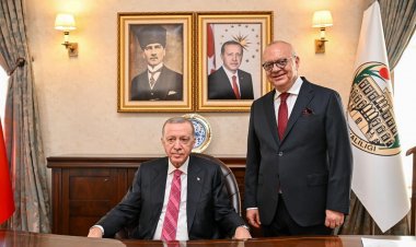 Başkan Ergün, Cumhurbaşkanı Erdoğan’a Dev Projeleri Aktardı