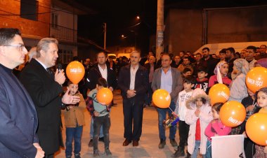 Akhisar Belediyesi, Cumhur ittifakı Adayı Ömer İşci'ye Kömürcü Mahallesinden destek.