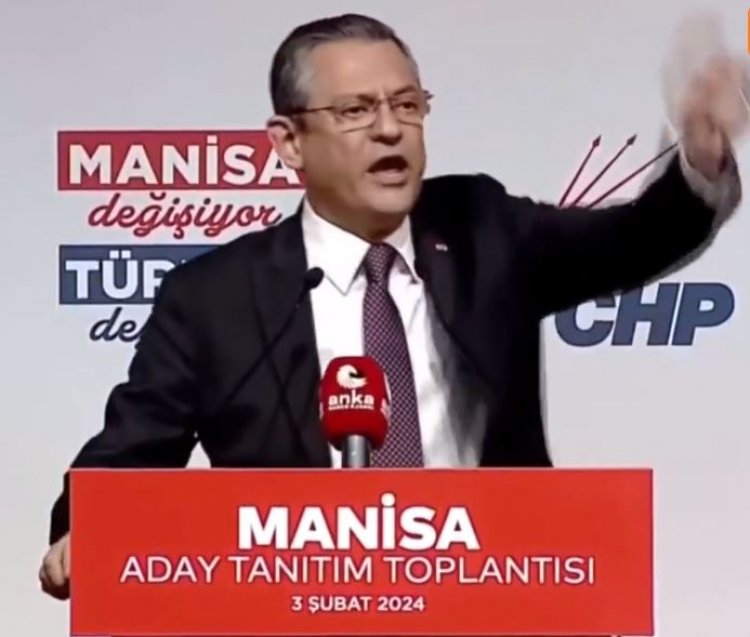 CHP Genel Başkanı Özgür Özel, CHP Manisa belediye başkan adayları tanıtım toplantısına katıldı