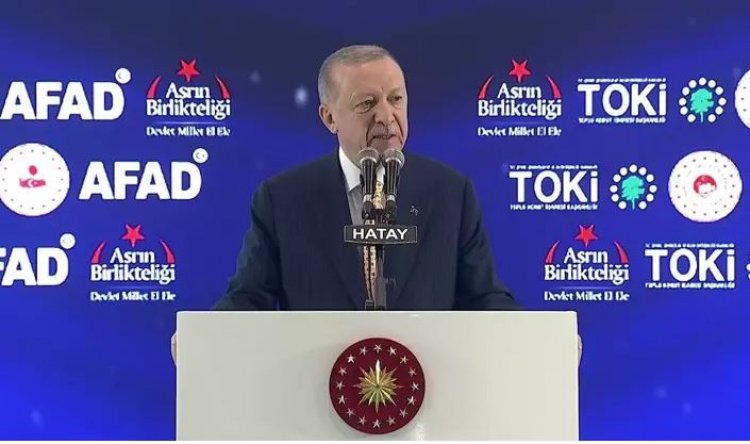 Cumhurbaşkanı Recep Tayyip Erdoğan: 2 ayda 75 bin, yıl sonuna kadar 200 bin konutu teslim edeceğiz.