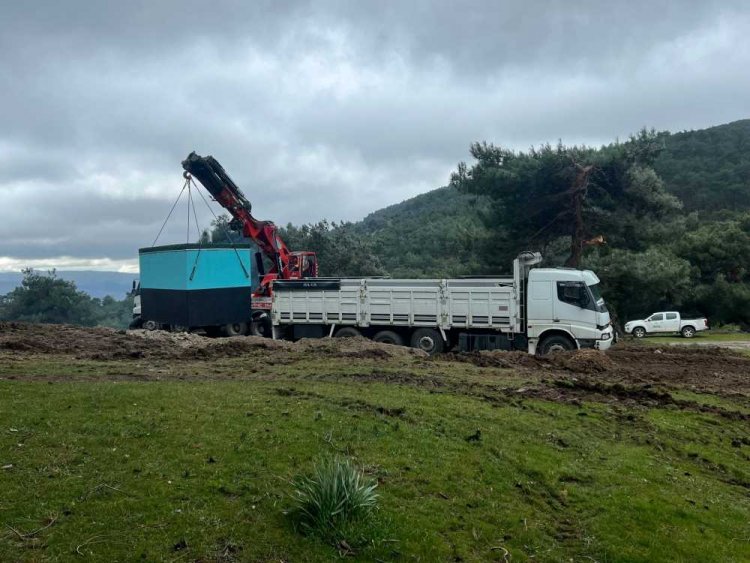 Kurtulmuş Mahallesine Yeni Prefabrik İçme Suyu Deposu