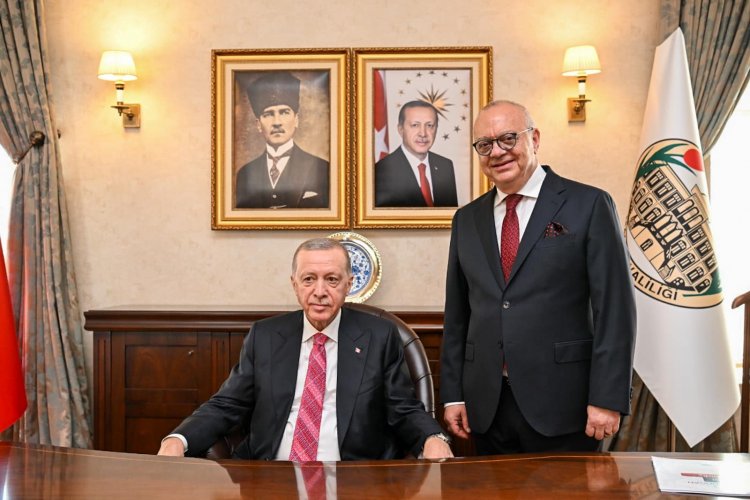 Başkan Ergün, Cumhurbaşkanı Erdoğan’a Dev Projeleri Aktardı