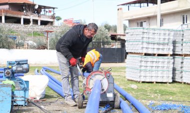 Çeşneli’de İçme Suyu Terfi Hattı Çalışmaları Başladı