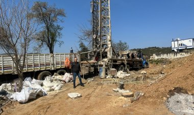 Dindarlı Mahallesinde Sondaj Çalışmaları Devam Ediyor