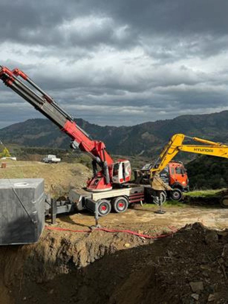 Salihli Karaağaç Mahallesinde 3 Adet 750 Kişilik Foseptik Montajı Tamamlandı