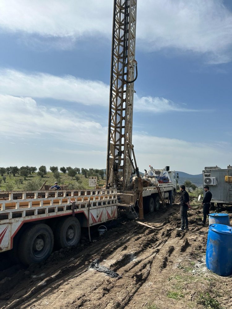 Soma Karacahisar Mahallesinde Sondaj Çalışmaları Başladı