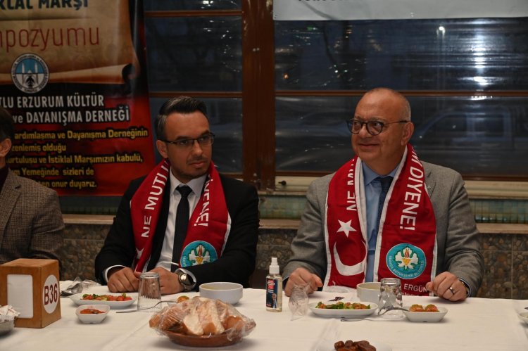 Başkan Cengiz Ergün, Turgutlu’da Erzurumluların İftar Sofrasına Konuk Oldu.