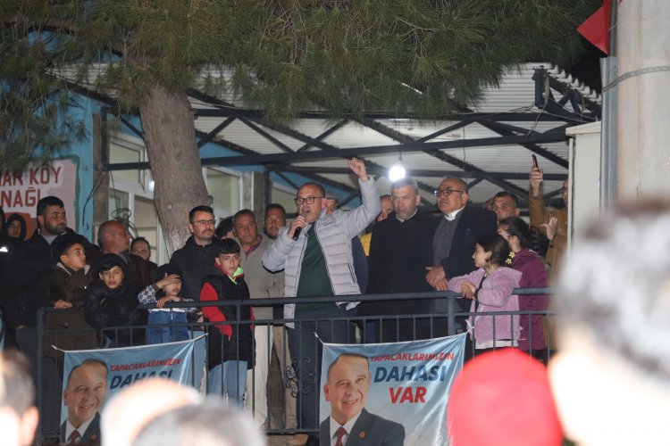 Turgutlu Belediye Başkan ve CHP’li Başkan Adayı Çetin Akın’a Akçapınar Mahallesinden Tam Destek