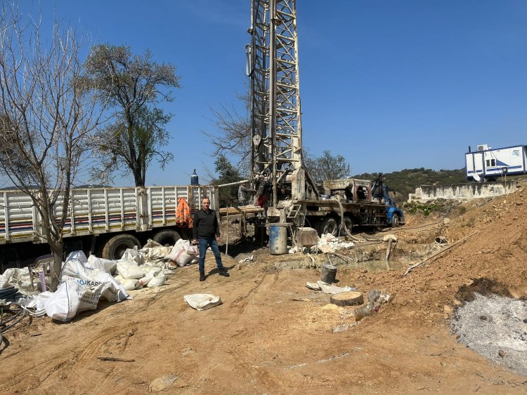 Dindarlı Mahallesinde Sondaj Çalışmaları Devam Ediyor