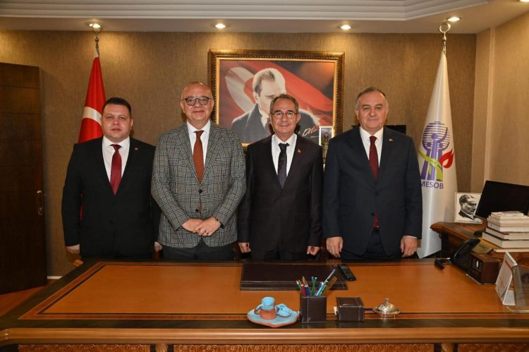 MESOB, Başkan Ergün'ü Ağırladı