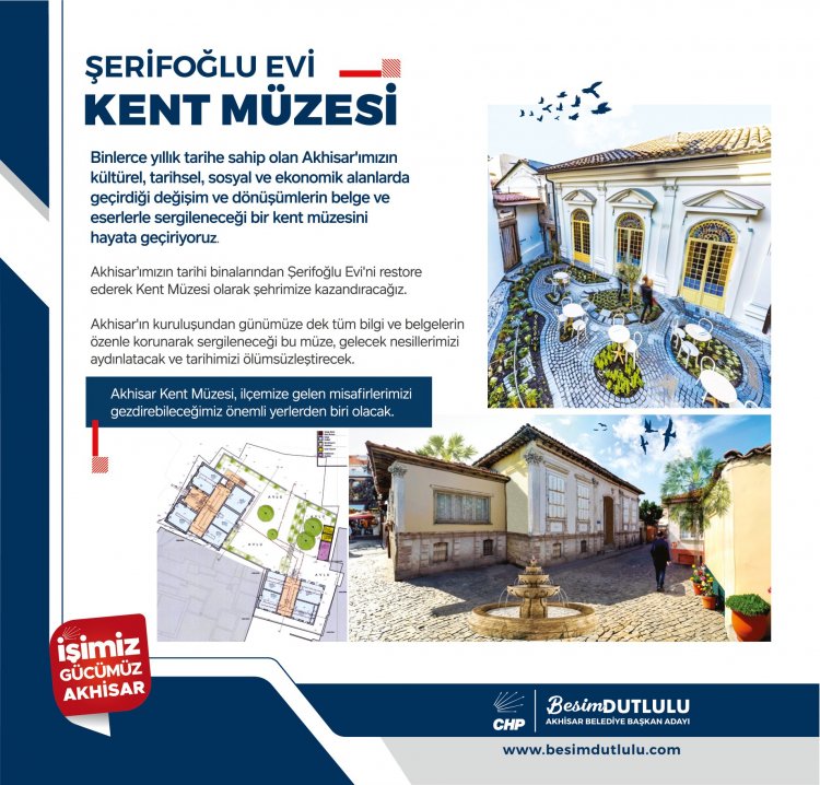 ŞERİFOĞLU EVİ “KENT MÜZESİ” OLACAK