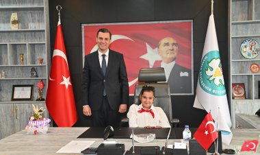 Başkan Zeyrek, Makamını Küçük Ceylin’e Devretti