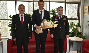 Zafer Tombul ve Fahri Aktaş’tan Başkan Ferdi Zeyrek’e Ziyaret