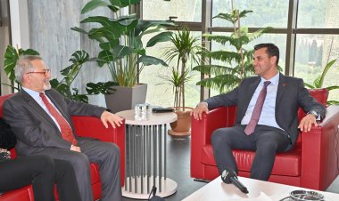 Prof. Dr. Naci Görür ve MAGİAD’tan Başkan Ferdii Zeyrek’e Ziyaret