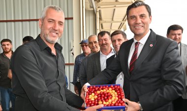 Başkan Zeyrek Kiraz Üreticileriyle Bir Araya Geldi