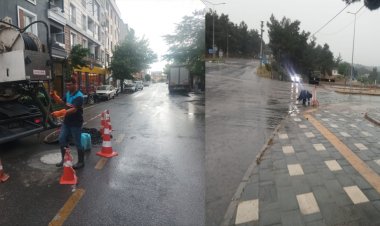 MASKİ Yağışla Gelen Olumsuzluklara Anında Müdahale Etti