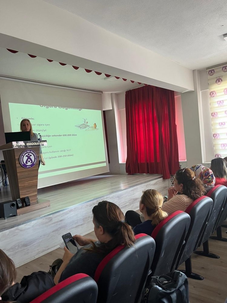 1- HALK EĞİTİMİ MERKEZİ MÜDÜRLÜĞÜNDEN BAĞIMLILIKLA MÜCADELE EĞİTİMİ