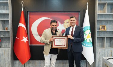 Çağrı Kanver’e Fahri Hemşehrilik Unvanı Verildi