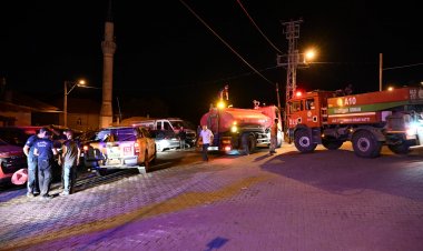 Büyükşehir Tüm Birimleriyle Yangın Bölgesinde