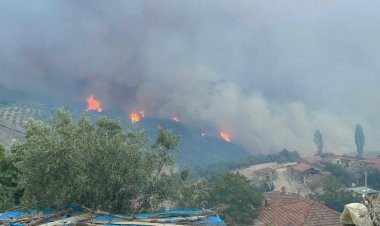 İtfaiye Ekiplerimiz Yangınla Mücadeleye Canla Başla Devam Ediyor