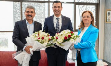 Başkan Ferdi Zeyrek DİSK’İ Konuk Etti