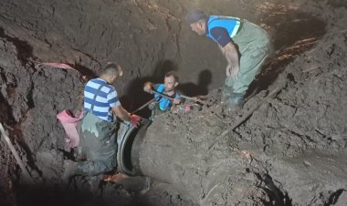 Akhisar ilçemizde ana içme suyu terfi hattında 14 saat arayla iki önemli arıza meydana geldi