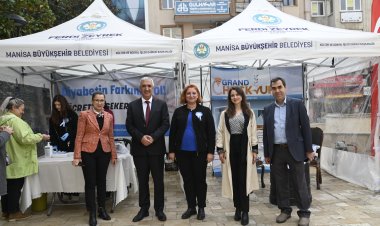 Diyabet Gününde Vatandaşlara Ücretsiz Kan Şekeri Ölçümü Yapıldı