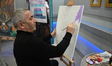 “Fırça İzleri” Karma Resim Sergisi Sanatseverlerle Buluştu