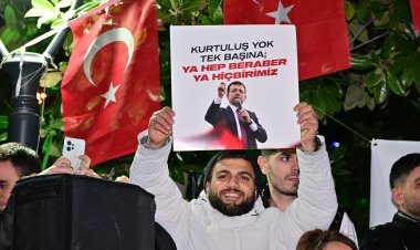 Manisa’da İmamoğlu’na Destek Yürüyüşü