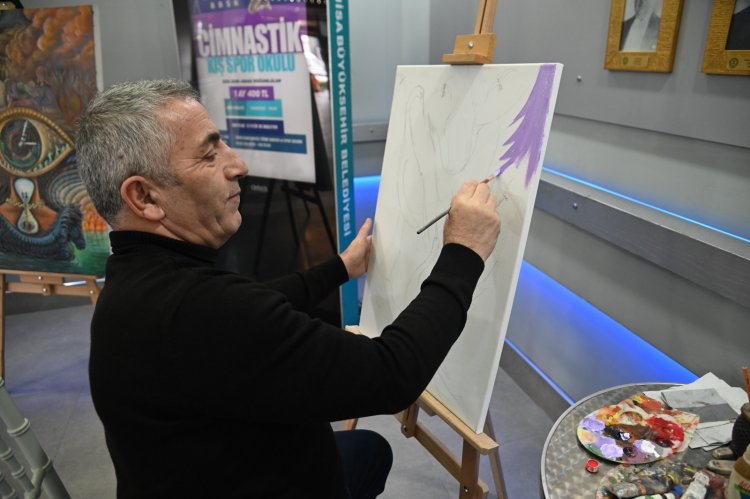 “Fırça İzleri” Karma Resim Sergisi Sanatseverlerle Buluştu