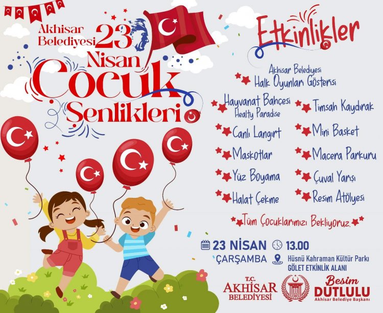 Akhisar 23 Nisan Etkinlikleri
