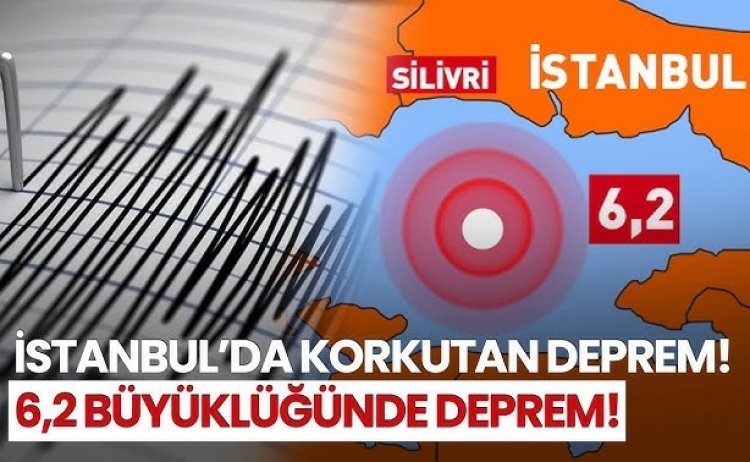 Marmara Denizi'nde 6.2 Büyüklüğünde Deprem
