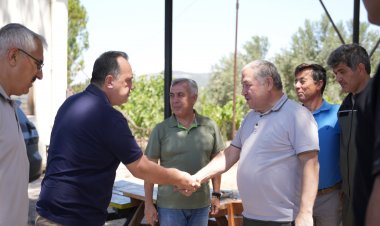 Başkan Dutlulu, Akhisar’daki Yangın Bölgesinde İncelemelerde Bulundu