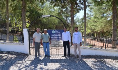 Büyükşehir Mezarlıkları Güvenli Hale Getiriyor