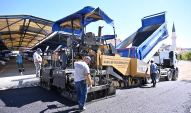 Büyükşehir, Gördes’i Asfaltladı