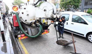 Büyükşehir ve MASKİ Ekipleri Yağmur için Sahada