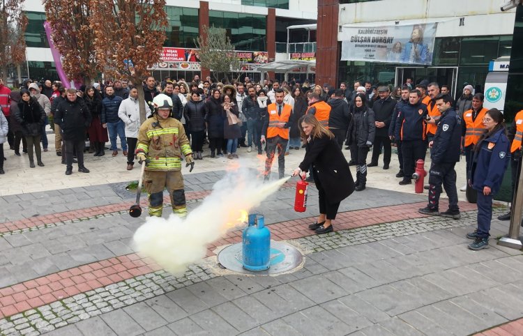 MASKİ’de Yangın Tatbikatı