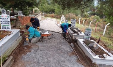 Manisa Büyükşehir’den Mezarlıklara 2025 Yılında Kapsamlı Bakım