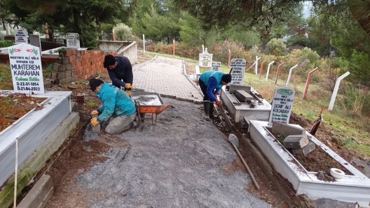 Manisa Büyükşehir’den Mezarlıklara 2025 Yılında Kapsamlı Bakım