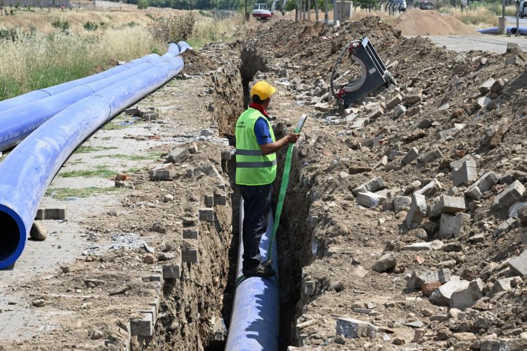 MASKİ'den Turgutlu'ya can suyu 28 milyonluk yatırımda son aşamaya gelindi