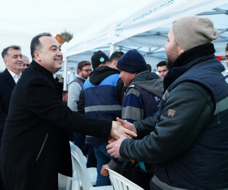 Başkan Dutlulu’dan Saha Personeline İftar Sofrasında Teşekkür ve Müjde