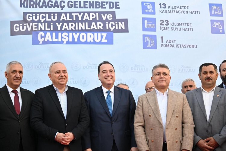 Başkan DutluluGelenbe’de 4 Milyon Euro'luk Altyapı Yatırımını Başlattı