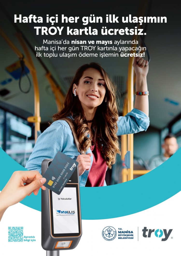 Toplu Ulaşımda Vatandaşlara TROY Kart Avantajı