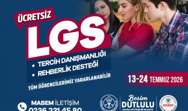 Manisa Büyükşehir’den LGS Adaylarına Ücretsiz Tercih Desteği