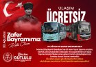 Manisa’da 30 Ağustos’ta Toplu Ulaşım Ücretsiz Olacak