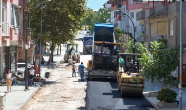 Soma Turgutalp Mahallesi Tarihinde İlk Kez Sıcak Asfaltla Buluşuyor